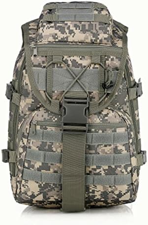 AireLibre Ultralight Hiking Backpack Trekking Rucksack Foldable Packable Daypack Shoulder Bag (ACU camouflage)