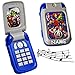 Produktbild alles-meine.de GmbH Handy mit Sound -  The Avengers  - inkl. Name - für Kinder / Auto - elektrisches Kinderhandy - Klapphandy Telefon - Lernhandy / Kindertelefon zum Aufklappen..