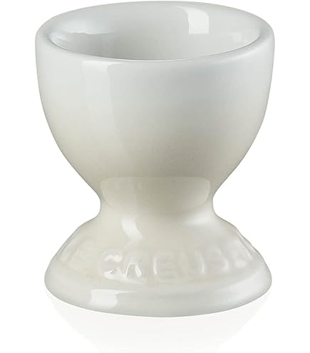 Le Creuset Jardin Eierdopjes 2-Delig in Aardewerk Meringue