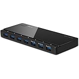 TP-Link UH700 7-Port USB 3.0 HUB inklusive Netzadapter und USB 3.0 Kabel, bis zu 5 Gbit/s, Hot Swapping, unterstützt Windows,
