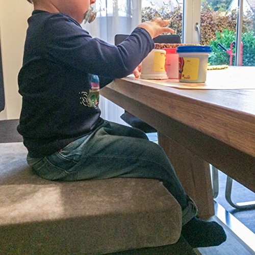 Orthopädische Sitzerhöhung, Sitzkissen speziell für gesundes, aufrechtes Sitzen entwickelt. Bezug neutral und besonders strapazierfähig. Bei 30° C waschbar. Qualitätsprodukt zur Anwendung für Boden, Yoga, Training, Fitness, Reha und Bürostühle geeignet. - 8