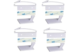 MUXITRADE 4 Pack Kindersicherung - Unsichtbare Baby Schranksicherung,Kinder Schubladensicherung, Schrank Schubladen Sicherung Zum Kleben innen,ohne Bohren und Schrauben,Weiß