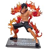 Altura: 13cm FANCYLEO EU Ace One Piece Figura - Estilo de Dibujos Animados, Personajes de Anime Japonés Pop Figura