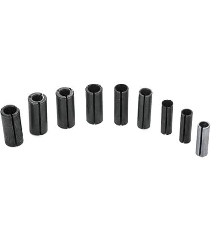 Treki 9-teiliges Spannfutter Adapter Set – Für Router, Fräsen, Schaftumwandlung 6-12,7 Mm