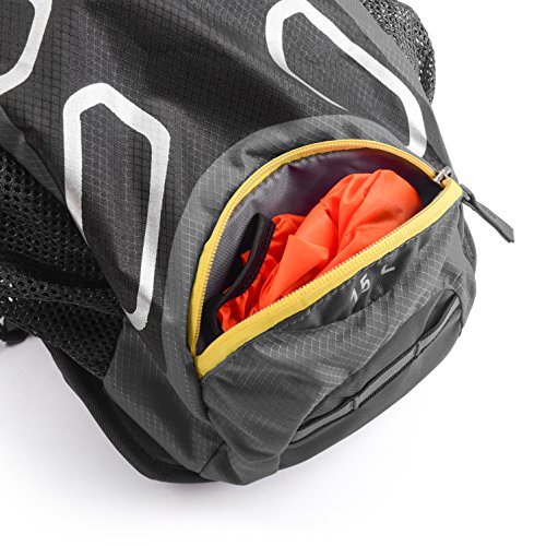Juboury 15L Hadration Pack–Trinkrucksack mit 2L Trinkblase und Schutzabdeckung für alle Wetter zum Laufen, Wandern, Radfahren und für alle anderen Outdoor-Sportarten bei der Sie Flüssigkeit benötigen - 6