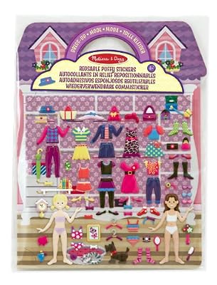 Melissa & Doug - 12195 - Autocollants En Relief Repositionnables Mode