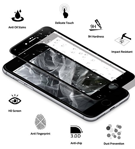 SENDIS Protector de Pantalla para iPhone 7 Cobertura Completa Cristal Templado color negro reviews SENDIS Protector de Pantalla para iPhone 7 Cobertura Completa Cristal Templado color negro