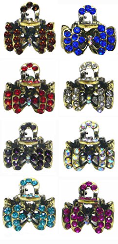 Set of 8 Mini Jaw Clips U864175-0678-8