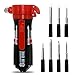 Produktbild Invero® 8 in 1 Multifunktions-Schraubendreher-Werkzeug-Set mit Super helle Taschenlampe, Escape, Werkzeug Glas Hammer und Gürtel, Draht Klinge Cutter ideal für alle Häuser, DIY Wartung, Gadget und mehr