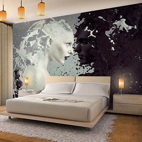 Fototapete Milk & Coffee 352 x 250 cm – Vliestapete – Wandtapete – Vlies Phototapete – Wand – Wandbilder XXL – !!! 100% MADE IN GERMANY !!! Runa Tapete 9048011a - 3