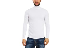 Toocool - Dolcevita Uomo Maglia Manica Lunga Felpato Collo Alto Slim Fit LO-A6957
