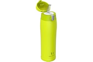 Super Sparrow Izolowana butelka ze słomką - Butelka izolowana ze stali nierdzewnej - 350ml/500ml/750ml - Wodoodporny kubek izolowany - Butelka dla dzieci bez BPA, do sportu, podróży, szkoły, biura