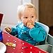 Bibetta Ultrabib Baby Bib with Sleeves (Turquoise Bird)