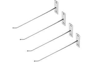 Joyan 4 Supports de Jantes de Voiture, Support pour Vêtements, Support pour Pneus, Support Muraux pour Outils Avec Vis en Métal pour Organiser Garages, Roues de Pneus, Échelles (20cm)