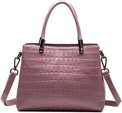 Europe And The United States Leather Handbags Lady Bag Crocodile Leather Shoulder Diagonal Package,Purple