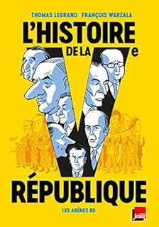 jaquette livre L'Histoire de la Ve République en BD