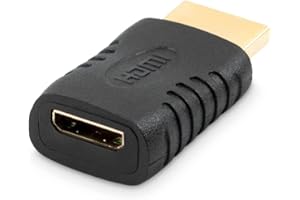 CABLEPELADO Adattatore Mini HDMI Femmina - HDMI Maschio | Alta Velocità | Full-HD | Adatto per fotocamera, scheda grafica, Tablet