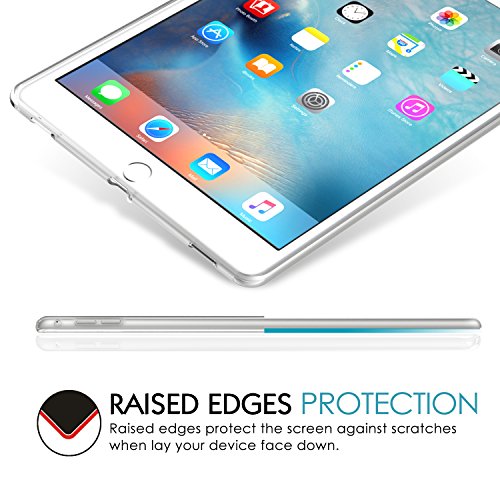 MoKo Hülle für iPad Pro 9.7 – Ultra Slim Flexible TPU Kristall Klar Schale Schutzhülle Crystal Case Cover Durchsichtig für Apple iPad Pro 9.7 Zoll 2016 Modell Tablet, Frost Transparent - 3