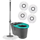 SMARTER OTOMATİK TEMİZLİK SETİ 4 MİKROFİBER MOP PASPAS