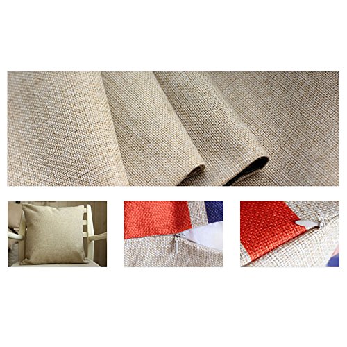 MAXG Baumwolle Leinen Dekorative Englisch Alphabet einfaches Kissenbezug Kissenbezüge Werfen Kissen Fall gelb - 3