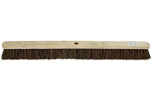 GARD N TOOL GardNTool® 36” Wide Broom Outdoor, Extra-Large Heavy Duty Broom Sweeping Brush for Big Yards and Industrial Cleaning (36” Natural Bassine Siff Broom Head Only)