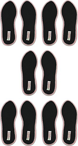 Nawemo Zimtsohlen 3D (5er Pack), Schwarz, 38