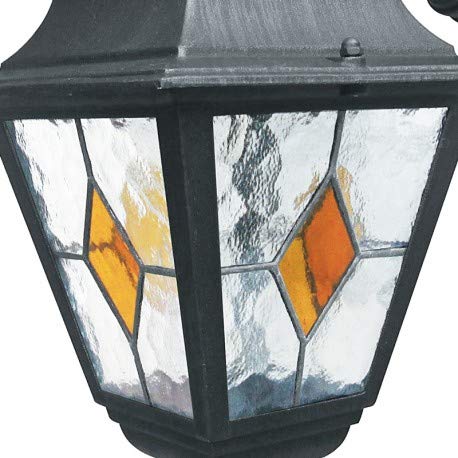 Fan Europe Verso l'Alto Outdoor Wall Lantern E27 40 W 46 x 27 cm Black