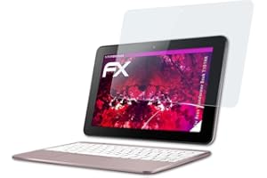 atFoliX Lámina Protectora de plástico Cristal compatible con Asus Transformer Book T101HA Película Vidrio, 9H Hybrid-Glass FX Protector Pantalla Vidrio templado de plástico