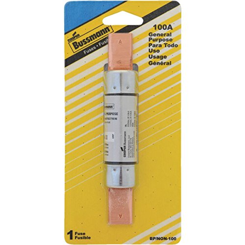 BussmannBP/NON-100 100 Amp One-Time Cartridge Fuse Non-Current Limiting Class H, 250V UL Listed Carded