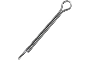 AERZETIX - C47900 - Lot de 100 Goupilles fendues Ø1x17mm - goupille épingle/d'attelage - DIN 94 ISO 1234 - dureté 4.8 - en acier zingué