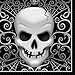 Produktbild 16 Servietten * TOTENKOPF * für Halloween oder eine schaurige Motto-Party // Party Napkins Motto Grusel Oktober Fright Night Totenköpfe Horror Schrecken