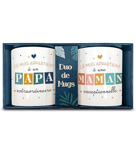 Coffret Mug et Chaussettes Fantaisie - Papa Poule