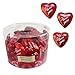 Produktbild 50er SET Herz "I love you", lose 9 g, in Dose / Schokolade Herzen / Valentinstag / Muttertag