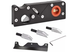 NS JUVYIG Raboteuse à Chanfrein Rabot d'angle de Menuiserie, rabot manuel pour le travail du bois, rabot à chanfreiner bois pour chanfreiner et couper le bois (planer4cutters)