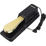 Pedale Sustain per Tastiera Keyboard, Stile Pianoforte Adatto per Tastiera Roland, Casio, Korg, Tastiera MIDI e Digital Piano