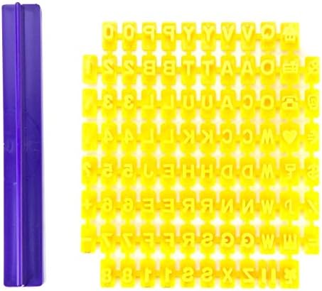 DRFUNDA Alphabet Letter Number Stamp Cutter Personalised Message Mold