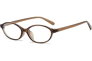 LJCZKA Lunette Anti Lumiere Bleue Ovale Femme Homme, Oeil de Chat y2k Petite Lunettes Anti Fatigue pour Jeux, Ordinateur et Texing