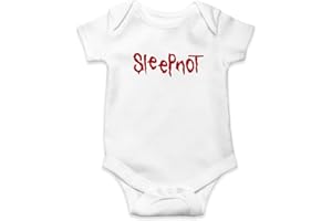 SMARTYPANTS Sleepnot Babygrow - Sleep Not Knot Slipknot Music Rock Heavy Metal Funny Baby Shower Baby Grow Romper Sleepsuit Bodysuit Infant Vest Gift Present