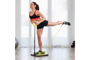 CELLUSTOP - Appareil Musculation Fessier - Plateforme Fitness pour les Fesses, Jambes - Fit Shape - Préparateur Abdominal + Fiches d'Exercices