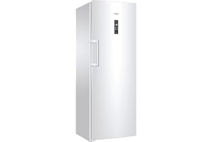 Haier H2F-220WSAA Congelatore Verticale, No Frost, Temperatura Regolabile, Display Touch, Fast Freeze, Luce Led, AxLxP 167,1x59,5x66, Bianco [Classe di efficienza energetica E]