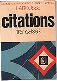 Image de Dictionnaire des citations françaises (Dictionnaire de poche de la langue française)