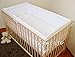 NURSERY BUMPER 420 cm LONG ALL ROUND BUMPER TO FIT BABY COT BED (WHITE)