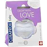 Curaprox Sucette Baby Taille 0 – Pour Nouveau-nés | Favorise Le Développement Naturel De La Mâchoire Et Du Palais | Sans Bpa,