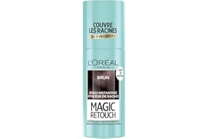 L'OREAL PARIS L’ORÉAL PARIS - Spray Instantané Correcteur de Racines & Cheveux Blancs - Hommes & Femmes - Magic Retouch - Brun - 75ml
