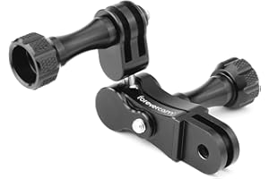 Forevercam Soporte de brazo de extensión giratorio de aluminio con rotación de 360° compatible con cámaras de acción AKASO, GoPro, VEMONT, WOLFANG, Insta360, Kitvision, Apexcam, DJI, Yolansin, Drift
