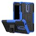 Produktbild Hybrid Schutzhülle Outdoor 2 teilig aufstellbar Schwarz / Blau für Nokia 8 Tasche