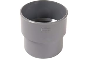 manchette pvc de réparation pour tube non prémanchonné - mâle 118 mm / femelle 125 mm - nicoll