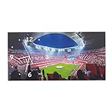 Wanduhr FC Bayern MÜNCHEN + gratis Sticker München Forever, Uhr FCB