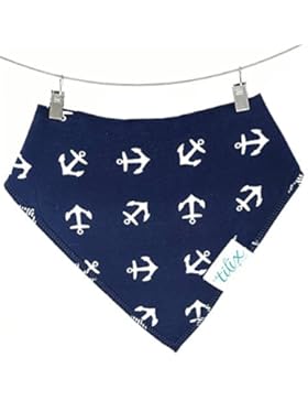 tilix Baby Halstuch Dreieckstuch doppellagig super saugfähig für Mädchen und Jungen