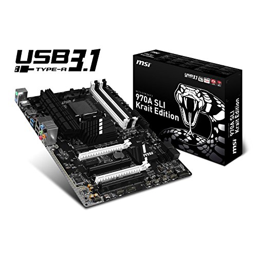 MSI 970A SLI Krait Edition - Placa Base (Phenom II/Athlon II/Sempron, Socket 942 (AM3+), ATX)